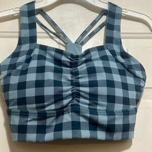 BuffBunny Checkered Crop Top Bralette M
